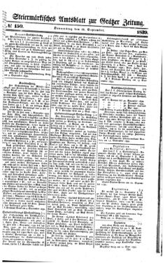 Steyermärkisches Amtsblatt zur Grätzer Zeitung 18390919 Seite: 1