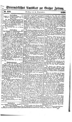 Steyermärkisches Amtsblatt zur Grätzer Zeitung 18390924 Seite: 1