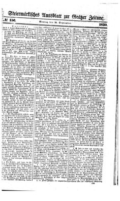 Steyermärkisches Amtsblatt zur Grätzer Zeitung 18390930 Seite: 1