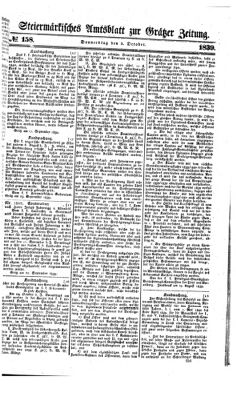 Steyermärkisches Amtsblatt zur Grätzer Zeitung 18391003 Seite: 1