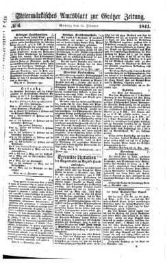 Steyermärkisches Amtsblatt zur Grätzer Zeitung 18410111 Seite: 3