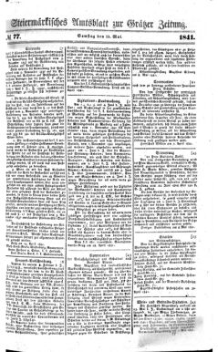 Steyermärkisches Amtsblatt zur Grätzer Zeitung 18410515 Seite: 7