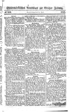 Steyermärkisches Amtsblatt zur Grätzer Zeitung 18410715 Seite: 1