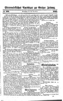 Steyermärkisches Amtsblatt zur Grätzer Zeitung