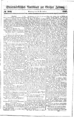 Steyermärkisches Amtsblatt zur Grätzer Zeitung 18411220 Seite: 1