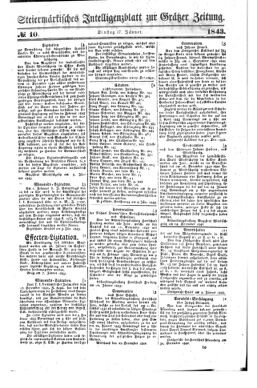 Steyermärkisches Amtsblatt zur Grätzer Zeitung 18430117 Seite: 3