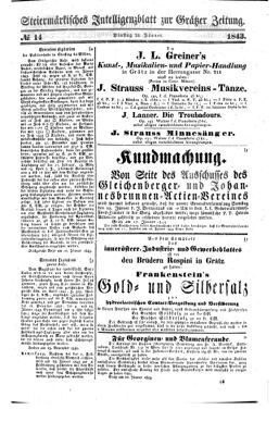 Steyermärkisches Amtsblatt zur Grätzer Zeitung 18430124 Seite: 3