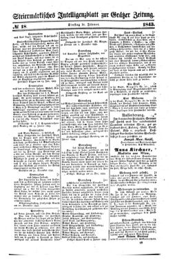 Steyermärkisches Amtsblatt zur Grätzer Zeitung 18430131 Seite: 3