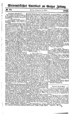 Steyermärkisches Amtsblatt zur Grätzer Zeitung 18430518 Seite: 7