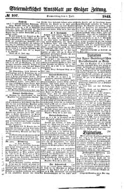 Steyermärkisches Amtsblatt zur Grätzer Zeitung