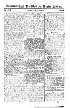 Steyermärkisches Amtsblatt zur Grätzer Zeitung 18431028 Seite: 1