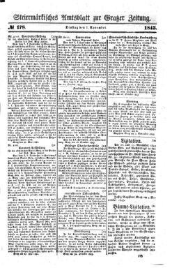 Steyermärkisches Amtsblatt zur Grätzer Zeitung