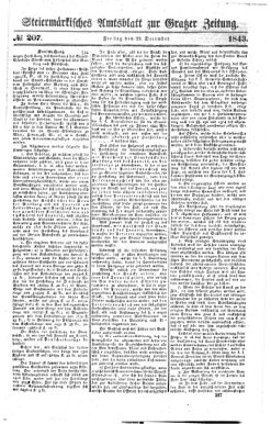 Steyermärkisches Amtsblatt zur Grätzer Zeitung 18431229 Seite: 1