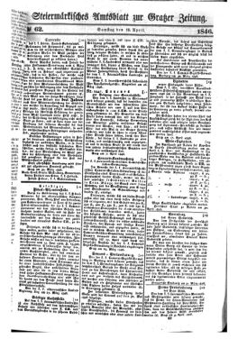 Steyermärkisches Amtsblatt zur Grätzer Zeitung 18460418 Seite: 3