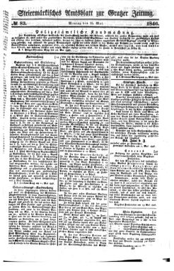 Steyermärkisches Amtsblatt zur Grätzer Zeitung 18460525 Seite: 3