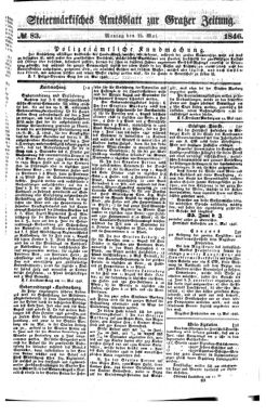 Steyermärkisches Amtsblatt zur Grätzer Zeitung 18460525 Seite: 5