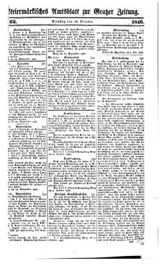 Steyermärkisches Amtsblatt zur Grätzer Zeitung 18461010 Seite: 1