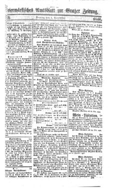 Steyermärkisches Amtsblatt zur Grätzer Zeitung 18461102 Seite: 1