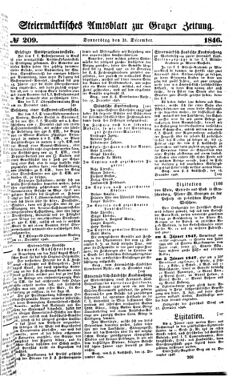 Steyermärkisches Amtsblatt zur Grätzer Zeitung 18461231 Seite: 1