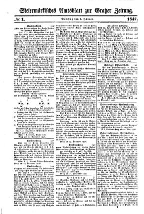 Steyermärkisches Amtsblatt zur Grätzer Zeitung 18470102 Seite: 5