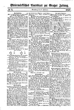 Steyermärkisches Amtsblatt zur Grätzer Zeitung 18470102 Seite: 7