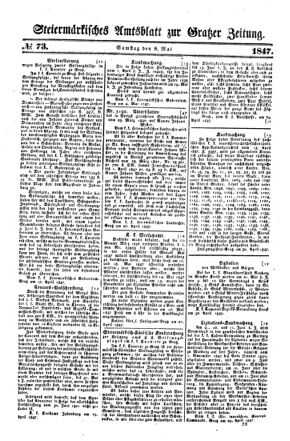 Steyermärkisches Amtsblatt zur Grätzer Zeitung 18470508 Seite: 3