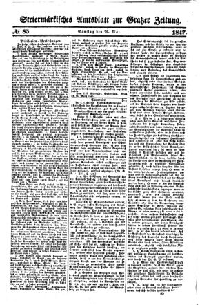 Steyermärkisches Amtsblatt zur Grätzer Zeitung 18470529 Seite: 3