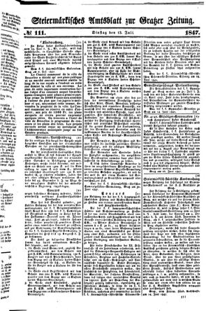 Steyermärkisches Amtsblatt zur Grätzer Zeitung 18470713 Seite: 3