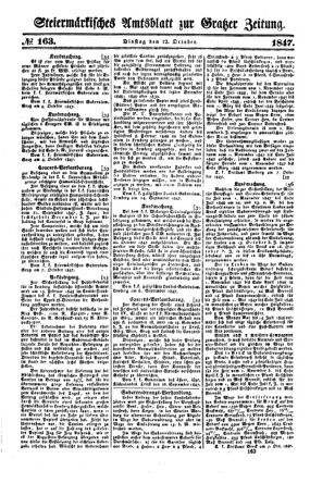 Steyermärkisches Amtsblatt zur Grätzer Zeitung 18471012 Seite: 1