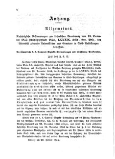 Verordnungsblatt für den Dienstbereich des K.K. Finanzministeriums für die im Reichsrate Vertretenen Königreiche und Länder : [...] : Beilage zu dem Verordnungsblatte für den Dienstbereich des K.K. Österr. Finanz-Ministeriums  18540128 Seite: 4