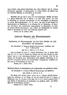 Verordnungsblatt für den Dienstbereich des K.K. Finanzministeriums für die im Reichsrate Vertretenen Königreiche und Länder : [...] : Beilage zu dem Verordnungsblatte für den Dienstbereich des K.K. Österr. Finanz-Ministeriums  18540228 Seite: 9