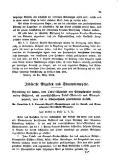 Verordnungsblatt für den Dienstbereich des K.K. Finanzministeriums für die im Reichsrate Vertretenen Königreiche und Länder : [...] : Beilage zu dem Verordnungsblatte für den Dienstbereich des K.K. Österr. Finanz-Ministeriums  18540322 Seite: 3