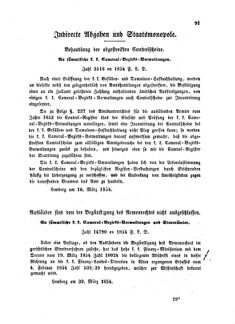 Verordnungsblatt für den Dienstbereich des K.K. Finanzministeriums für die im Reichsrate Vertretenen Königreiche und Länder : [...] : Beilage zu dem Verordnungsblatte für den Dienstbereich des K.K. Österr. Finanz-Ministeriums  18540422 Seite: 3