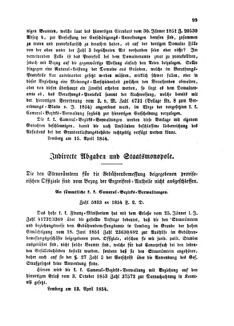 Verordnungsblatt für den Dienstbereich des K.K. Finanzministeriums für die im Reichsrate Vertretenen Königreiche und Länder : [...] : Beilage zu dem Verordnungsblatte für den Dienstbereich des K.K. Österr. Finanz-Ministeriums  18540429 Seite: 3