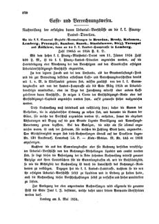 Verordnungsblatt für den Dienstbereich des K.K. Finanzministeriums für die im Reichsrate Vertretenen Königreiche und Länder : [...] : Beilage zu dem Verordnungsblatte für den Dienstbereich des K.K. Österr. Finanz-Ministeriums  18540523 Seite: 4