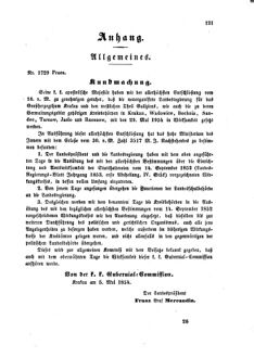 Verordnungsblatt für den Dienstbereich des K.K. Finanzministeriums für die im Reichsrate Vertretenen Königreiche und Länder : [...] : Beilage zu dem Verordnungsblatte für den Dienstbereich des K.K. Österr. Finanz-Ministeriums  18540523 Seite: 5