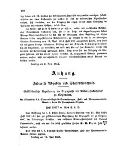 Verordnungsblatt für den Dienstbereich des K.K. Finanzministeriums für die im Reichsrate Vertretenen Königreiche und Länder : [...] : Beilage zu dem Verordnungsblatte für den Dienstbereich des K.K. Österr. Finanz-Ministeriums  18540630 Seite: 6