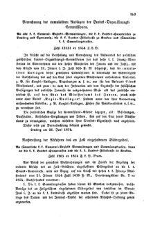 Verordnungsblatt für den Dienstbereich des K.K. Finanzministeriums für die im Reichsrate Vertretenen Königreiche und Länder : [...] : Beilage zu dem Verordnungsblatte für den Dienstbereich des K.K. Österr. Finanz-Ministeriums  18540705 Seite: 3