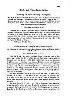 Verordnungsblatt für den Dienstbereich des K.K. Finanzministeriums für die im Reichsrate Vertretenen Königreiche und Länder : [...] : Beilage zu dem Verordnungsblatte für den Dienstbereich des K.K. Österr. Finanz-Ministeriums  18540823 Seite: 3