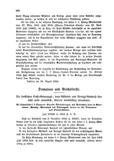 Verordnungsblatt für den Dienstbereich des K.K. Finanzministeriums für die im Reichsrate Vertretenen Königreiche und Länder : [...] : Beilage zu dem Verordnungsblatte für den Dienstbereich des K.K. Österr. Finanz-Ministeriums  18540904 Seite: 2