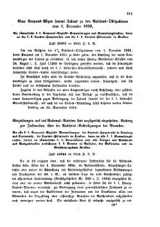 Verordnungsblatt für den Dienstbereich des K.K. Finanzministeriums für die im Reichsrate Vertretenen Königreiche und Länder : [...] : Beilage zu dem Verordnungsblatte für den Dienstbereich des K.K. Österr. Finanz-Ministeriums  18540923 Seite: 3