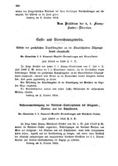 Verordnungsblatt für den Dienstbereich des K.K. Finanzministeriums für die im Reichsrate Vertretenen Königreiche und Länder : [...] : Beilage zu dem Verordnungsblatte für den Dienstbereich des K.K. Österr. Finanz-Ministeriums  18541014 Seite: 2