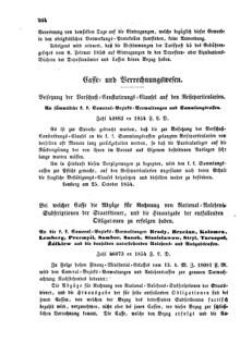 Verordnungsblatt für den Dienstbereich des K.K. Finanzministeriums für die im Reichsrate Vertretenen Königreiche und Länder : [...] : Beilage zu dem Verordnungsblatte für den Dienstbereich des K.K. Österr. Finanz-Ministeriums  18541104 Seite: 2