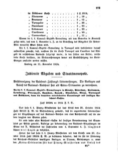 Verordnungsblatt für den Dienstbereich des K.K. Finanzministeriums für die im Reichsrate Vertretenen Königreiche und Länder : [...] : Beilage zu dem Verordnungsblatte für den Dienstbereich des K.K. Österr. Finanz-Ministeriums  18541117 Seite: 3