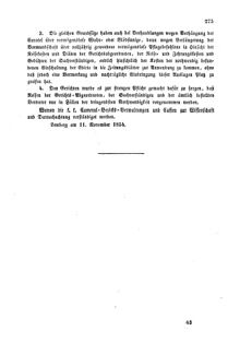 Verordnungsblatt für den Dienstbereich des K.K. Finanzministeriums für die im Reichsrate Vertretenen Königreiche und Länder : [...] : Beilage zu dem Verordnungsblatte für den Dienstbereich des K.K. Österr. Finanz-Ministeriums  18541117 Seite: 5