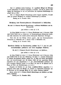 Verordnungsblatt für den Dienstbereich des K.K. Finanzministeriums für die im Reichsrate Vertretenen Königreiche und Länder : [...] : Beilage zu dem Verordnungsblatte für den Dienstbereich des K.K. Österr. Finanz-Ministeriums  18541224 Seite: 3