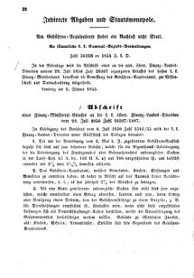 Verordnungsblatt für den Dienstbereich des K.K. Finanzministeriums für die im Reichsrate Vertretenen Königreiche und Länder : [...] : Beilage zu dem Verordnungsblatte für den Dienstbereich des K.K. Österr. Finanz-Ministeriums  18550125 Seite: 2