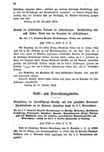 Verordnungsblatt für den Dienstbereich des K.K. Finanzministeriums für die im Reichsrate Vertretenen Königreiche und Länder : [...] : Beilage zu dem Verordnungsblatte für den Dienstbereich des K.K. Österr. Finanz-Ministeriums  18550228 Seite: 2