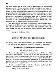 Verordnungsblatt für den Dienstbereich des K.K. Finanzministeriums für die im Reichsrate Vertretenen Königreiche und Länder : [...] : Beilage zu dem Verordnungsblatte für den Dienstbereich des K.K. Österr. Finanz-Ministeriums  18550310 Seite: 2