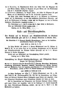 Verordnungsblatt für den Dienstbereich des K.K. Finanzministeriums für die im Reichsrate Vertretenen Königreiche und Länder : [...] : Beilage zu dem Verordnungsblatte für den Dienstbereich des K.K. Österr. Finanz-Ministeriums  18550402 Seite: 3